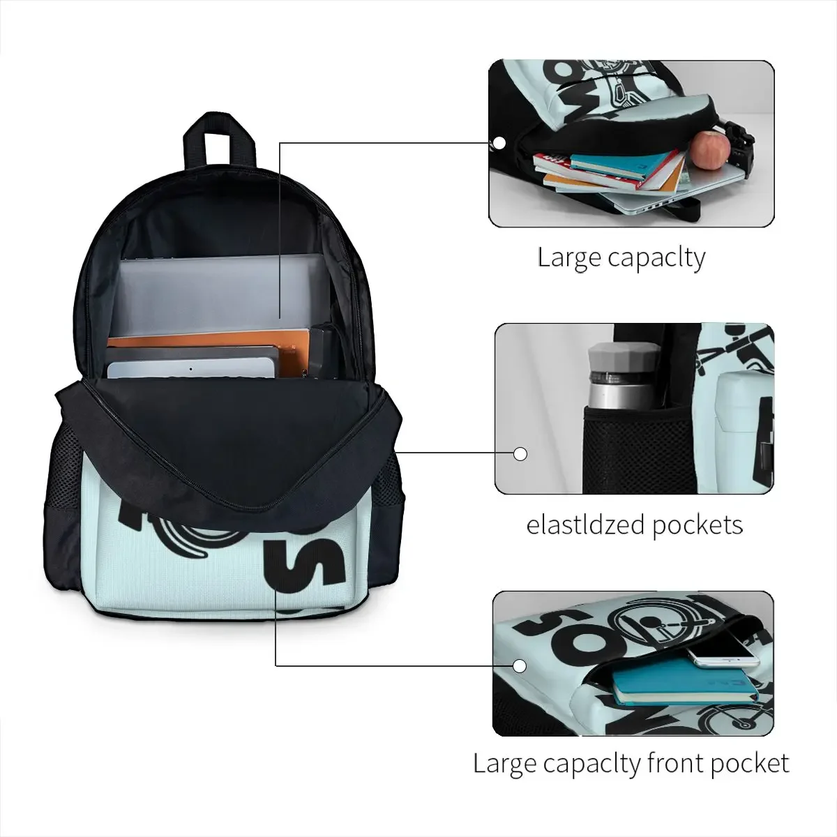 Tomo-mochilas de ciclomotor para niños y niñas, morral escolar de dibujos animados para ordenador portátil, bolso de hombro de gran capacidad