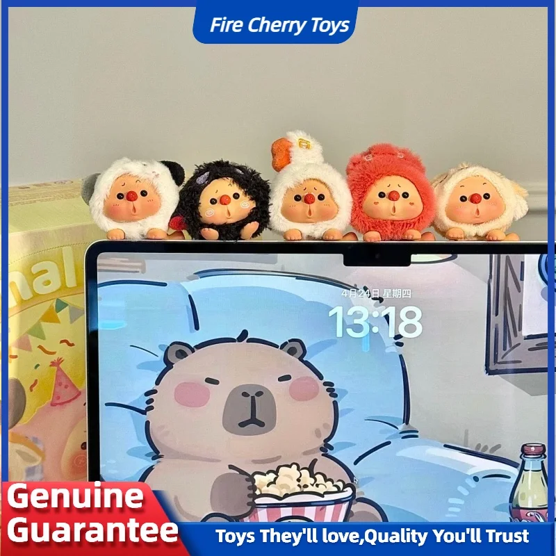 

New Genuine Oyo Bear Cub Animal Party Series Mini Blind Box Action Figures Cute Grain Garage Kit Ornament Trendy Play Fun Gift