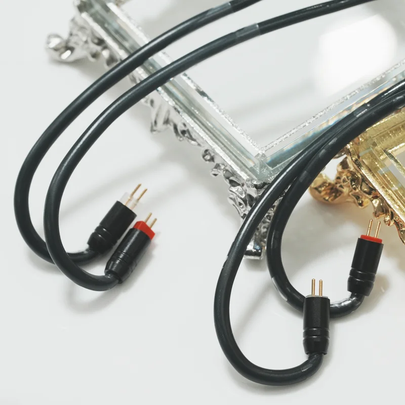 XINHS X29 2-Core أخضر داكن 6N كابل ترقية سماعة الرأس الهجين المطلي بالفضة والكريستال 0.78 2pin/HD650/IE900/MMCX #3