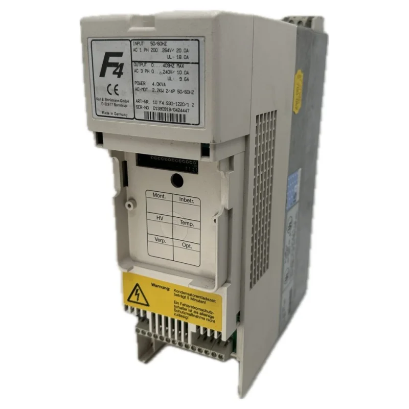 New Authentic PLC AJ885 Frequency Inverter 10.F4.S3D-1220/1 0-409Hz 2.2KW Unbeatable Value * In Stock
