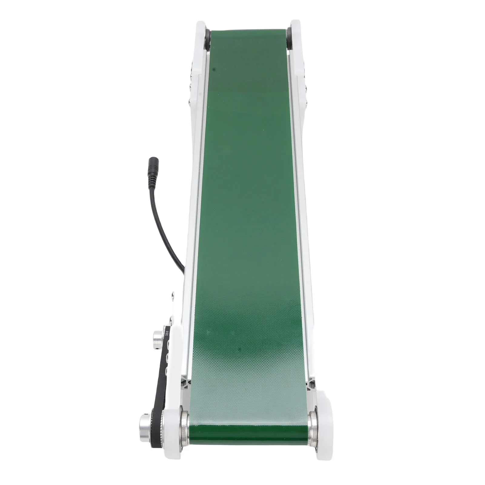 10x50CM Belt Conveyor 0-116RPM Adjustable Speed Mini Electric Desktop Conveyor Belt with Photoelectric counting for Laboratory