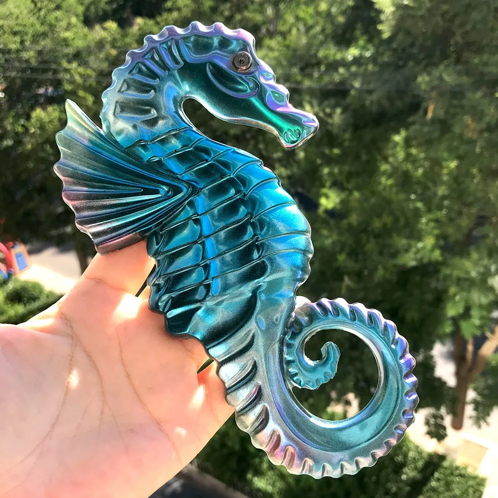 DIY Silicone Sea Horse Mold Flexible Epoxy Casting Mold for Wall Decor Handcraft DIY Supplies Sea Horse Shaped Molds