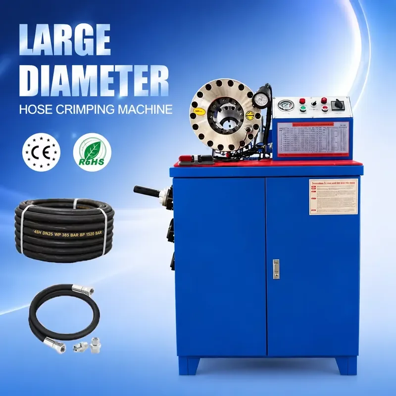 Heavy duty hydraulic hose crimping machine, high pressure hose crimping machine, excavator maintenance professional assembly