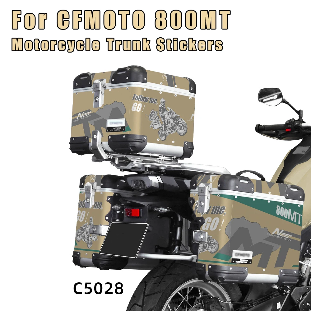 Moto Trunk Decoration Sticker Back Tool Box Protect Decal TailBox Suitcase Paster For CFMOTO 800MT 800 MT Motorcycle Stickers