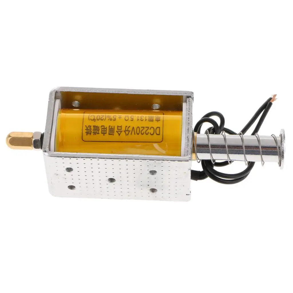 

Мощный двухтактный электромагнит постоянного тока 220, 34,5 Н, 2 кг для офисной бытовой техники, механический