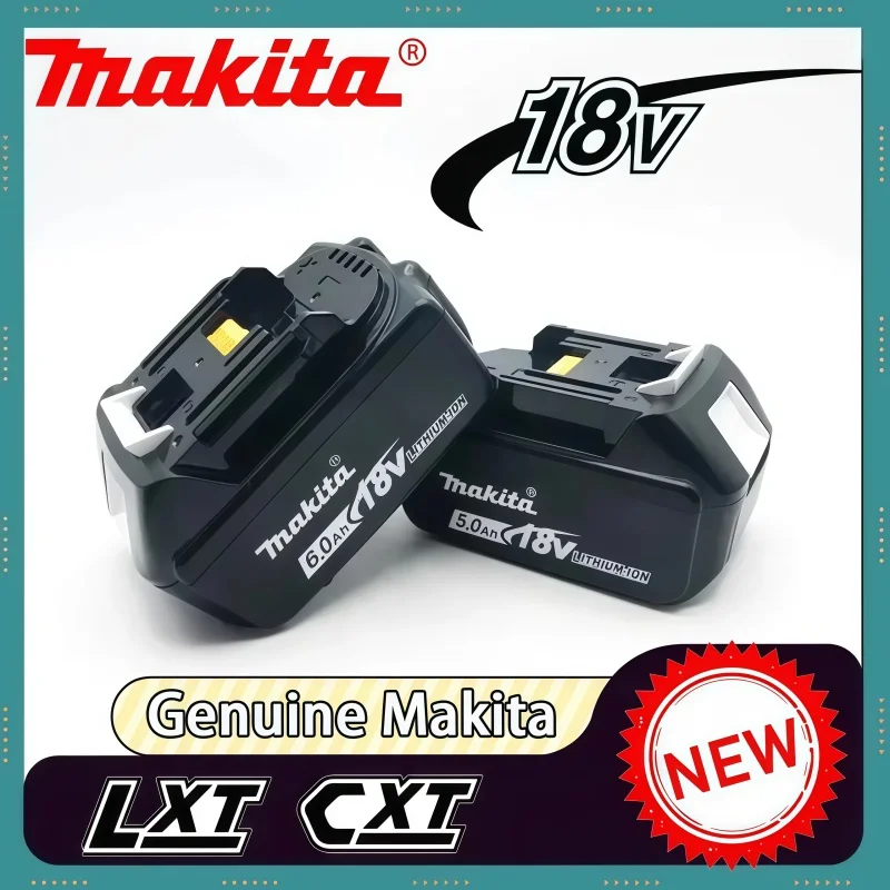 

100% Genuine 18V Makita 6000mAh for Makita Battery BL1840 BL1830B BL1850B BL1850 BL1860 BL1815 Replacement Lithium Battery