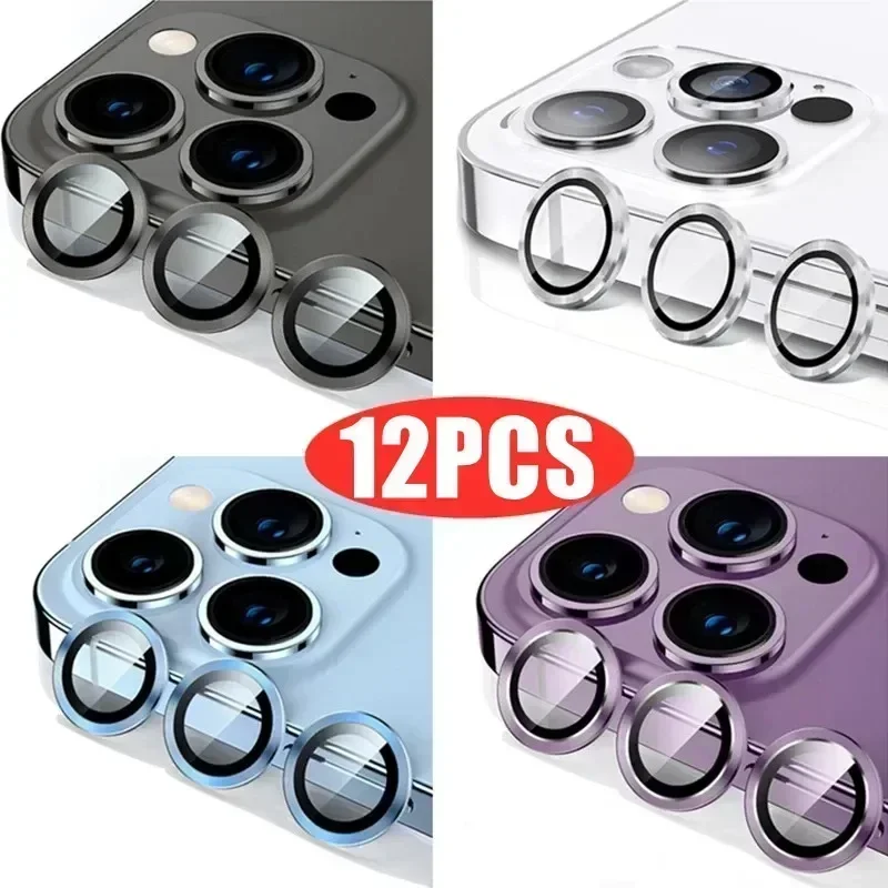 カメラレンズプロテクター,iPhone 13,11,12,14,15 pro max,mini,14 plus用の完全保護フィルム