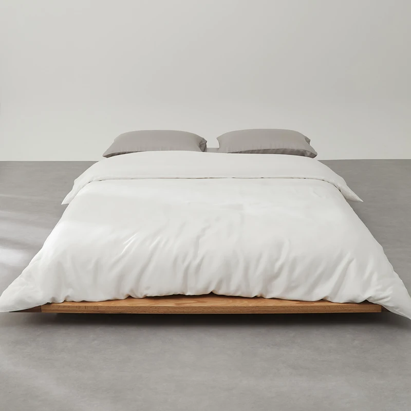 1/2pcs 100% Lyocell Ten Cel Duvet Cover Or Fitted Sheet Or Pillowcase Summer Cooling Home Hotel Luxury White Silky Soft Bedding