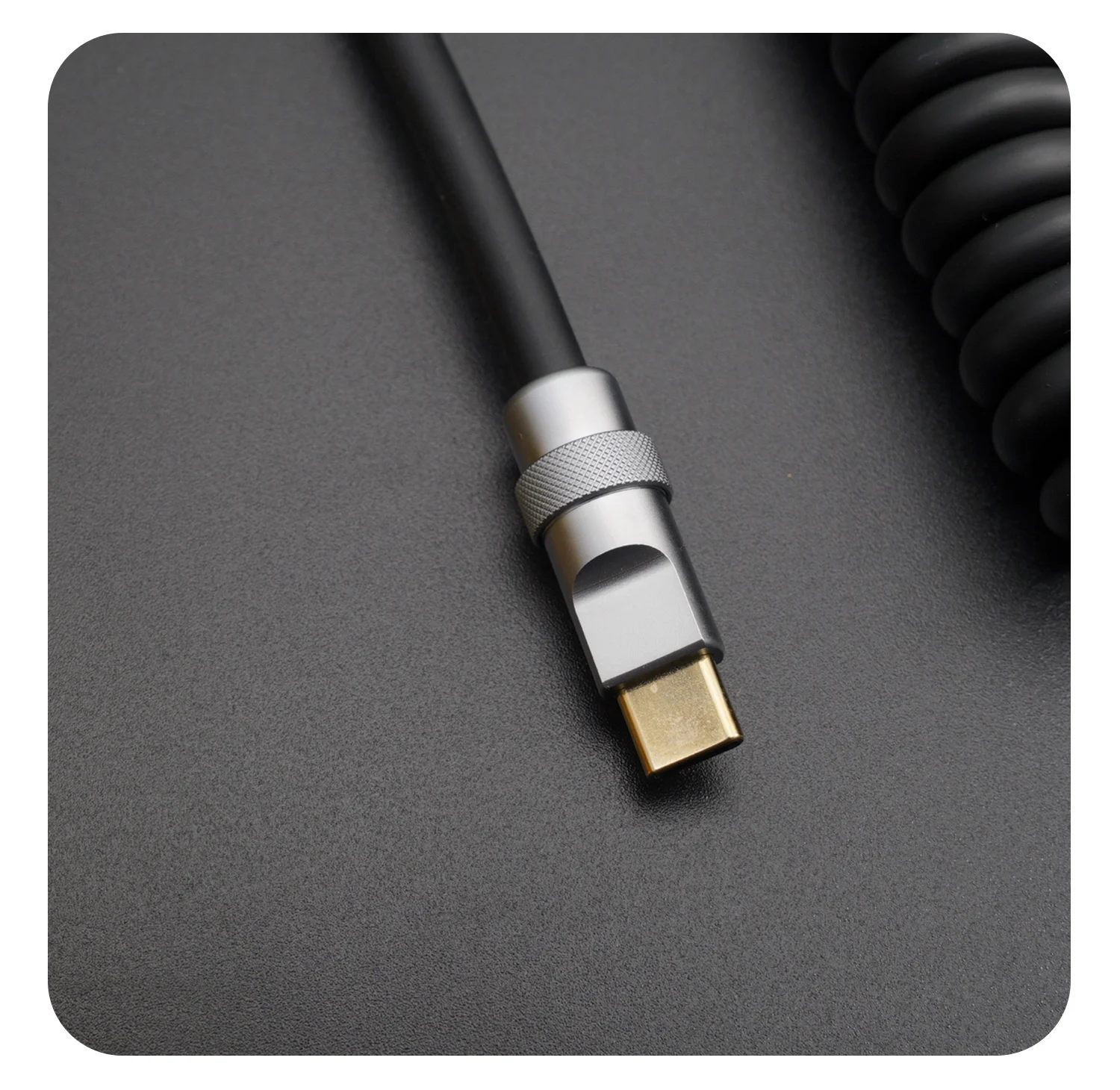 GeekBable customized computer mechanical keyboard data cable aviation plug top configuration super elastic rubber series summary