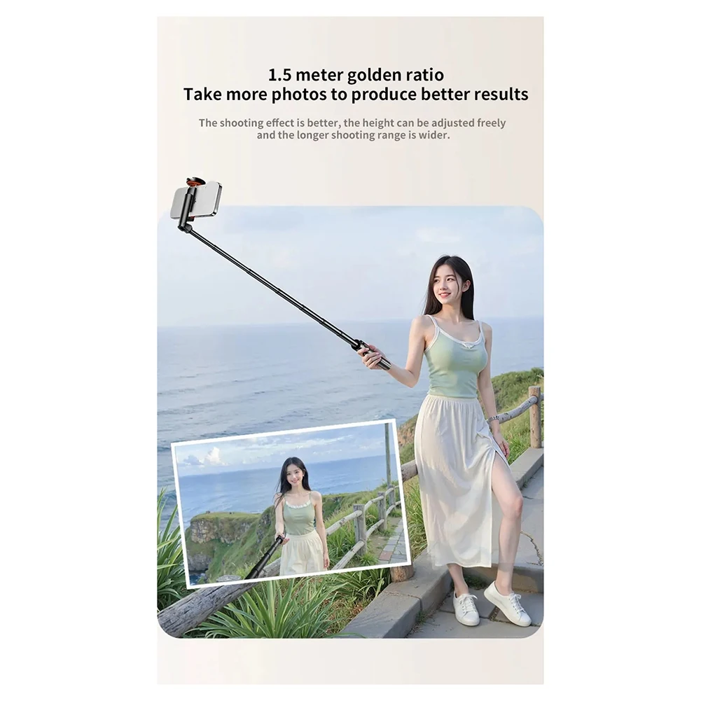 AA08-Mobile Phone Bluetooth Selfie Stick Telescopic Multifunctional Live Stand Selfie Stick Tripod