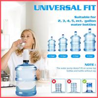 B52C 5 Gallon Bottle Water Dispenser Pump - Automatic Drinking Water Jug Dispenser With USB Charging, Portable Electric, Easy To
