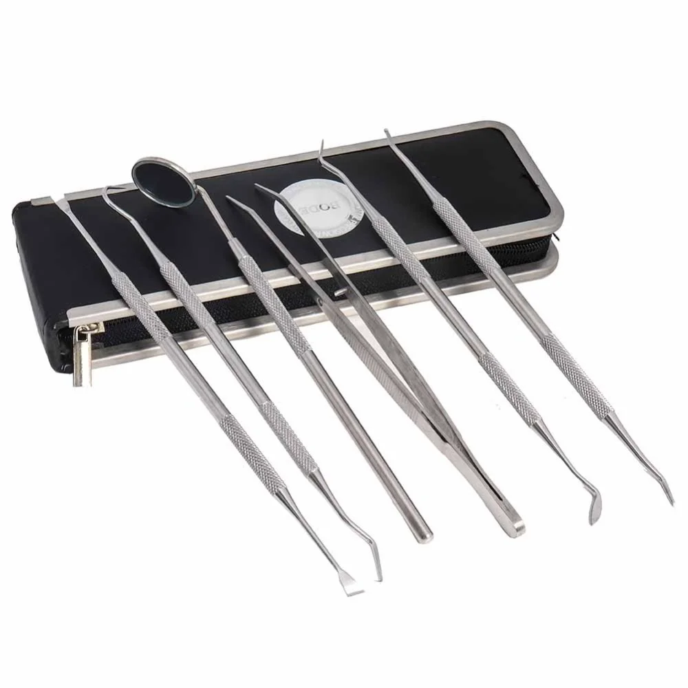 3pcs/6Pcs DentalS Plaque Tartar Remover Oral Hygiene Cleaning Kit Toothpick  Cleaner Oral Care Tools