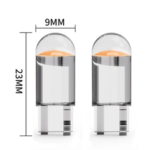 Lâmpada LED para interior do carro, lâmpada da placa, branco, 6000k, w5w, cob, smd, t10, w5w, 10pcs 10 principais vendas lâmpada t10 24v - №5