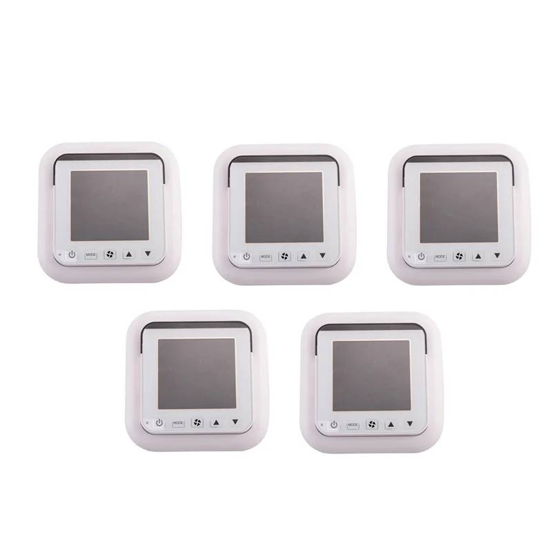 AAAN-5X Tuya Smart Life Wifi Thermostat DC5V Air Conditioner Timer Temperature Humidity Sensor LCD Touch Screen Controller