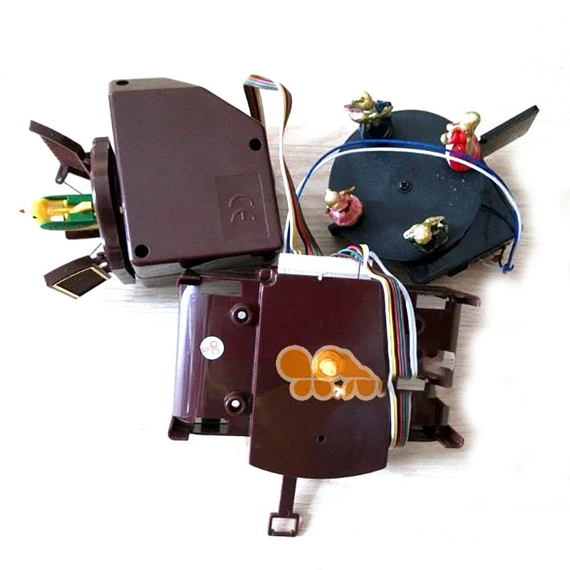 

Vintage Digital Clock Movement Multi-Function With Music Rotating Clocks Quartz Bird Box Mechanism Horloge Home Decor