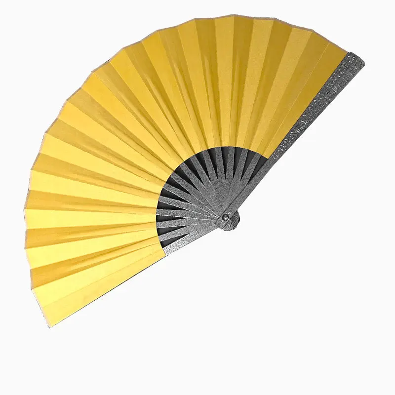 Silk Cloth Fan Surface Tungsten Steel Alloy Self-defense Kung Fu Fan Metal Kung Fu Folding Fan
