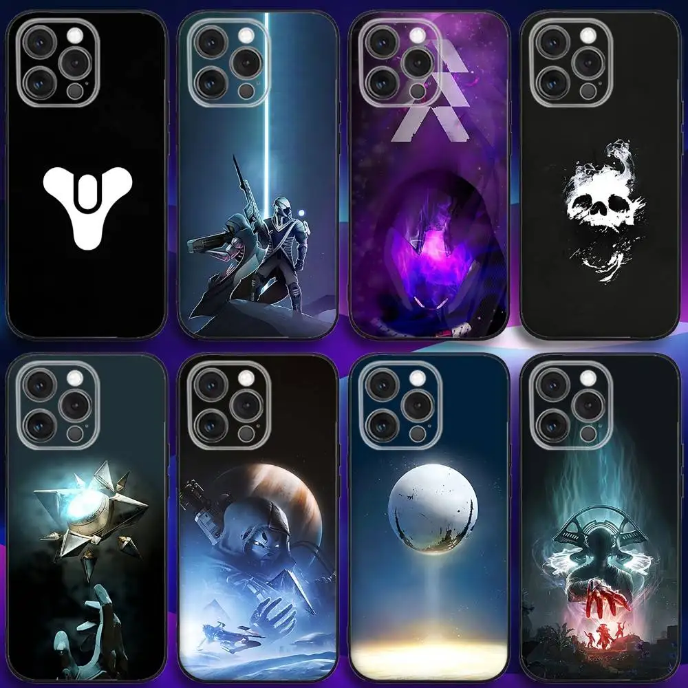 

D-Destiny-ys Game 2 Phone Case For iPhone 17,16,15,14,13,12,11,Pro,Max,Plus,X,XS,SE4,E,Mini,Soft Black Case