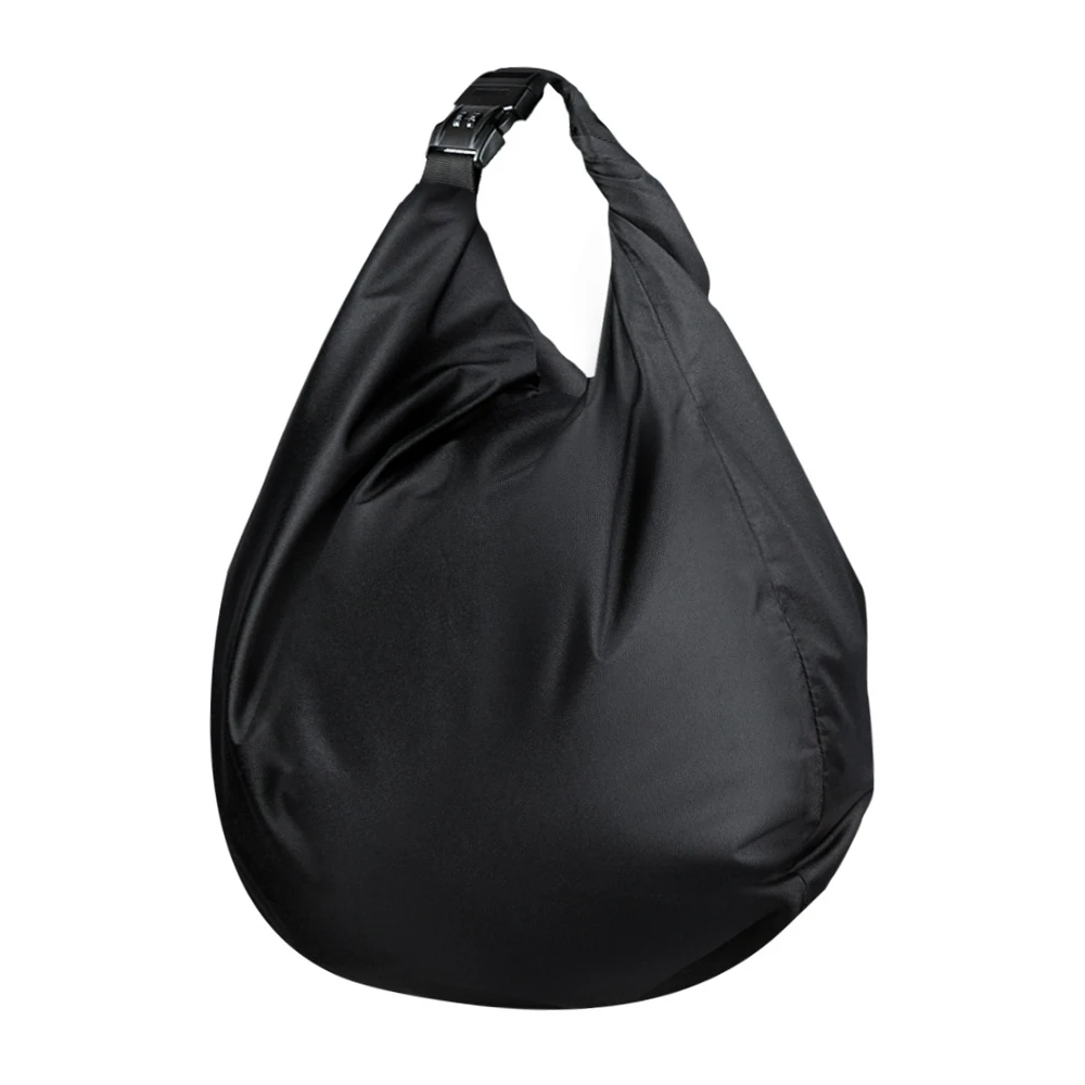 

Motorcycle Helmet Protection Bag with Password Lock 67x54cm Bike Helmet Lid Dust Bag Soft Cloth Black