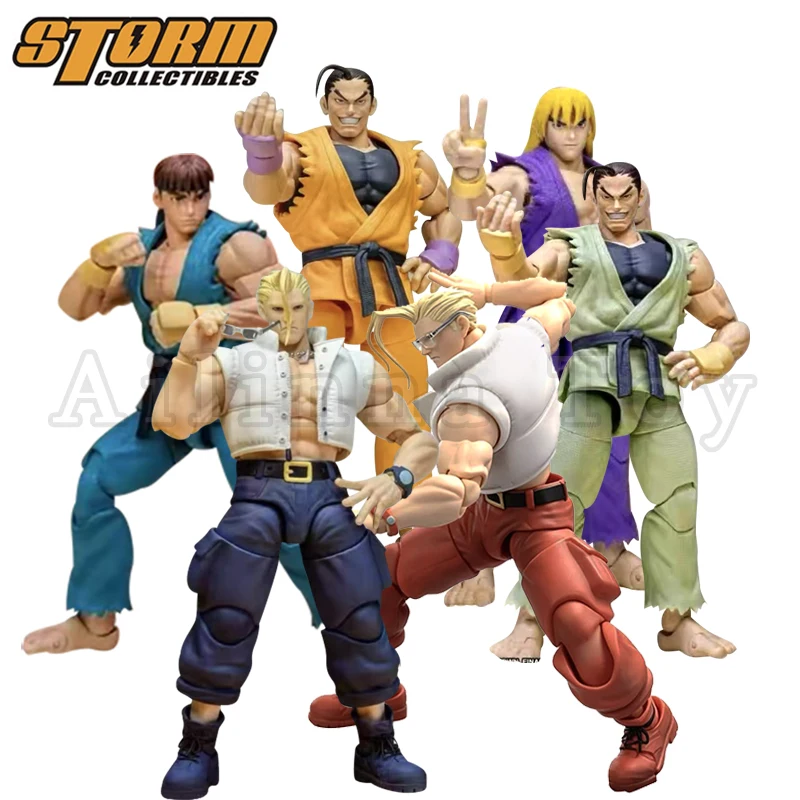Storm Collectibles Toys 1/12 7inches Action Figure Street Fighter Zero 3 Storm Arena Ken Ryu Dan Nash Anime Model For Gift
