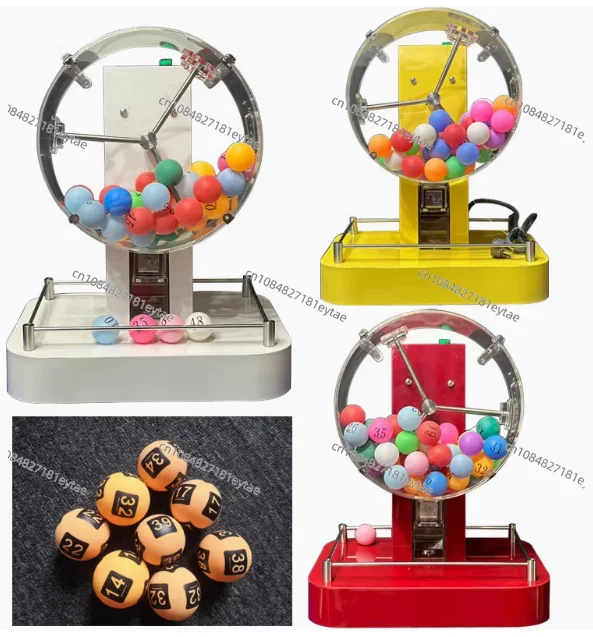 50-100 Ball Electric Automatic Bingo Cage Lucky Game Playing Machine Hot Selling Electric Acrylic Lottery Machine