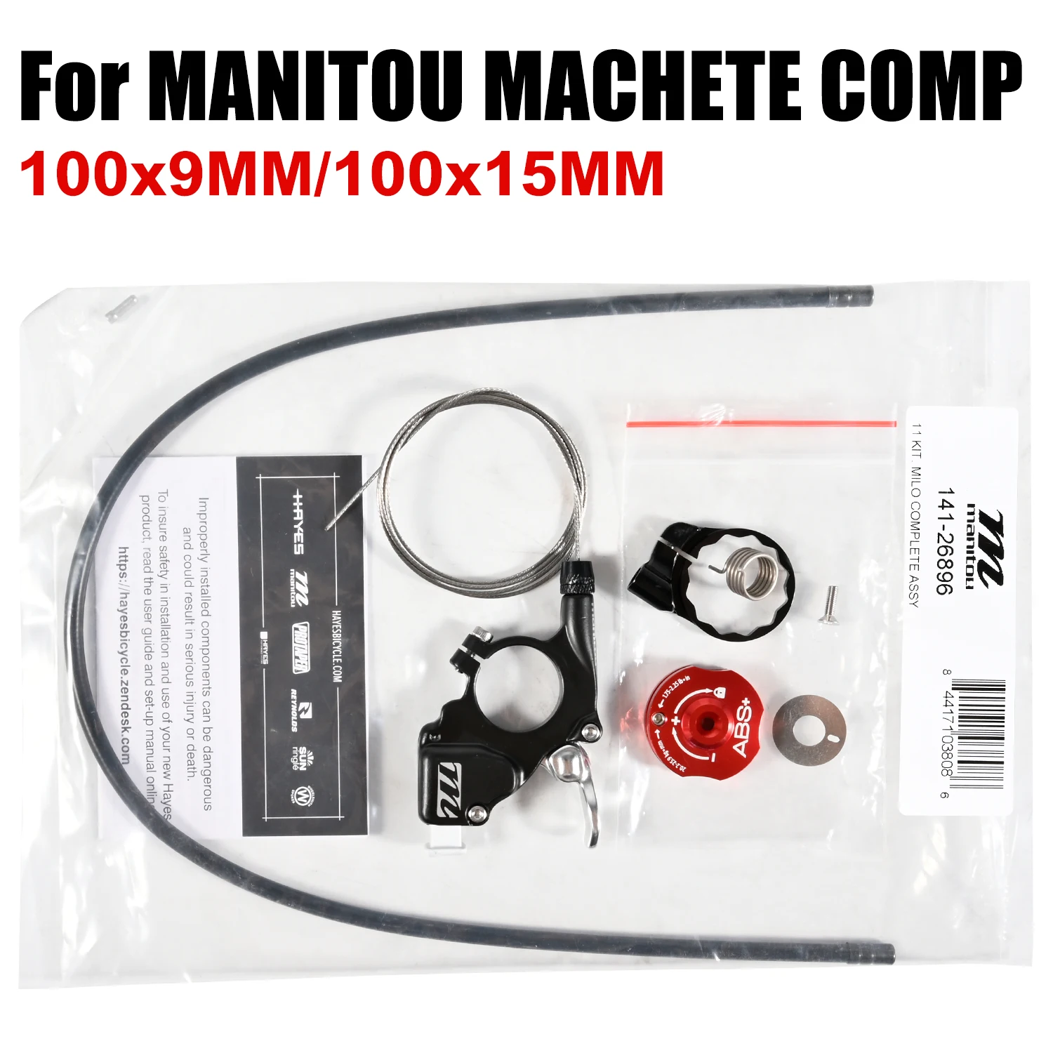 Manitou MILO Remote lockout fork Wired remote control kit di riparazione parti per Markhor M30 R7 MRD Machete comp Bike fork lock remote