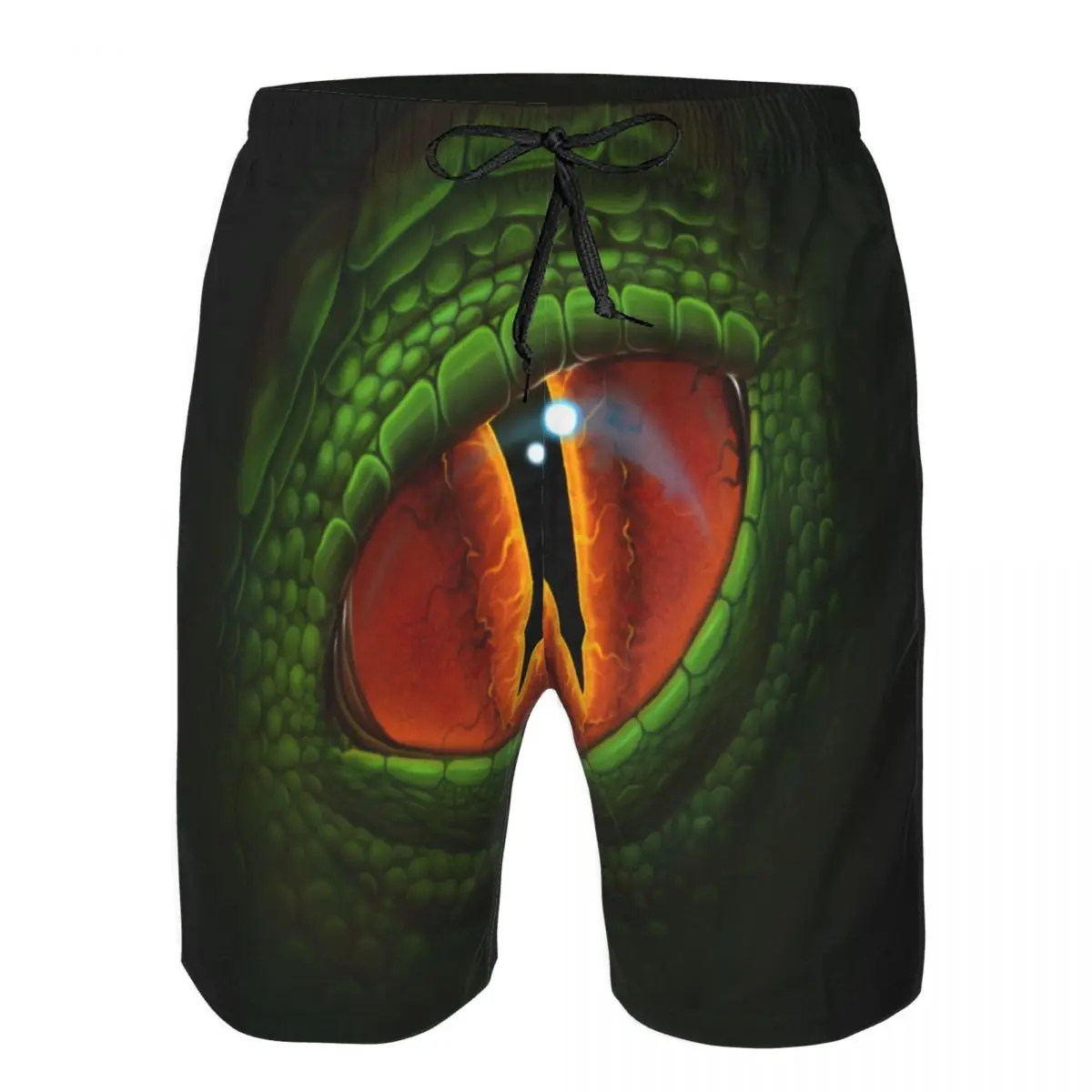 Mens Quick-drying Beachwear Green Dragon Eye Painting Swimsuit Men 2022 Bathing Suit Summer Men's Swimwear