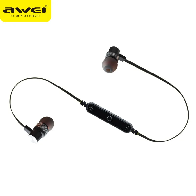 Awei B926BL Wireless Bluetooth 5.2 Earphones Headphones Handfree Neckbank Stereo Sport Headset With Mic For Mobile Phones