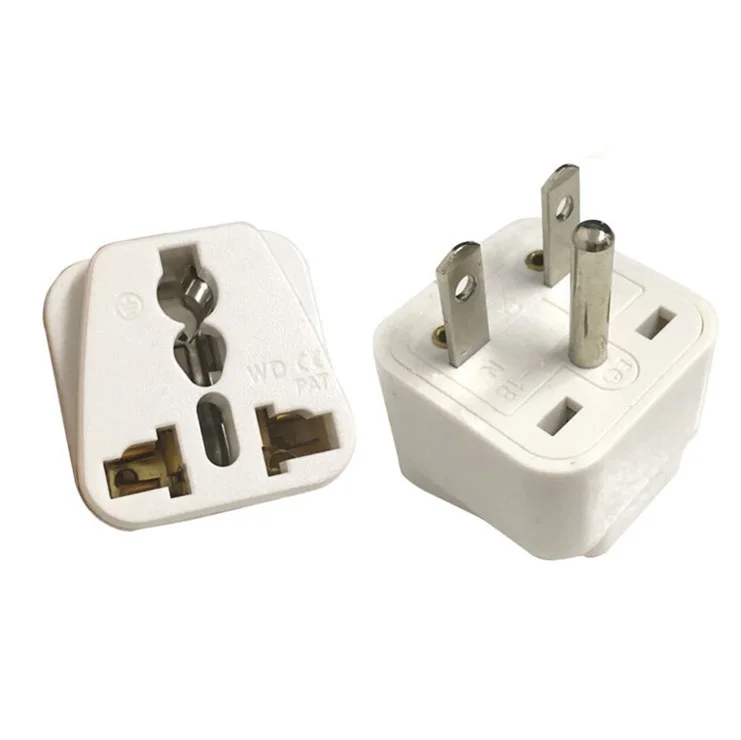 WD-18 American standard converter plug Travel converter (220V dedicated) American style one round and two horizontal plug
