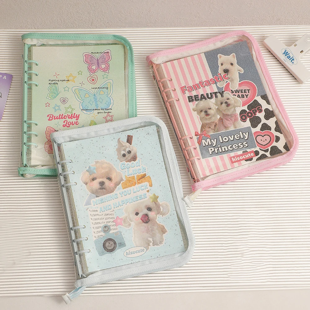 New A5 Binder Photocard Holder InsIdol Photo Albums Instax Album For Photographs A5 Binder Collection Book School Stationery