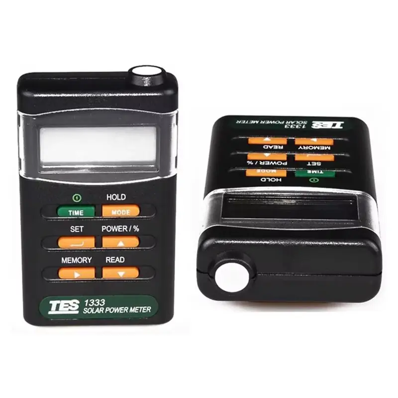 GTBL TES-1333 TES1333 Detektor Radiasi Digital Meteran Penguji Energi Sel Surya Meteran Tenaga Surya Baru