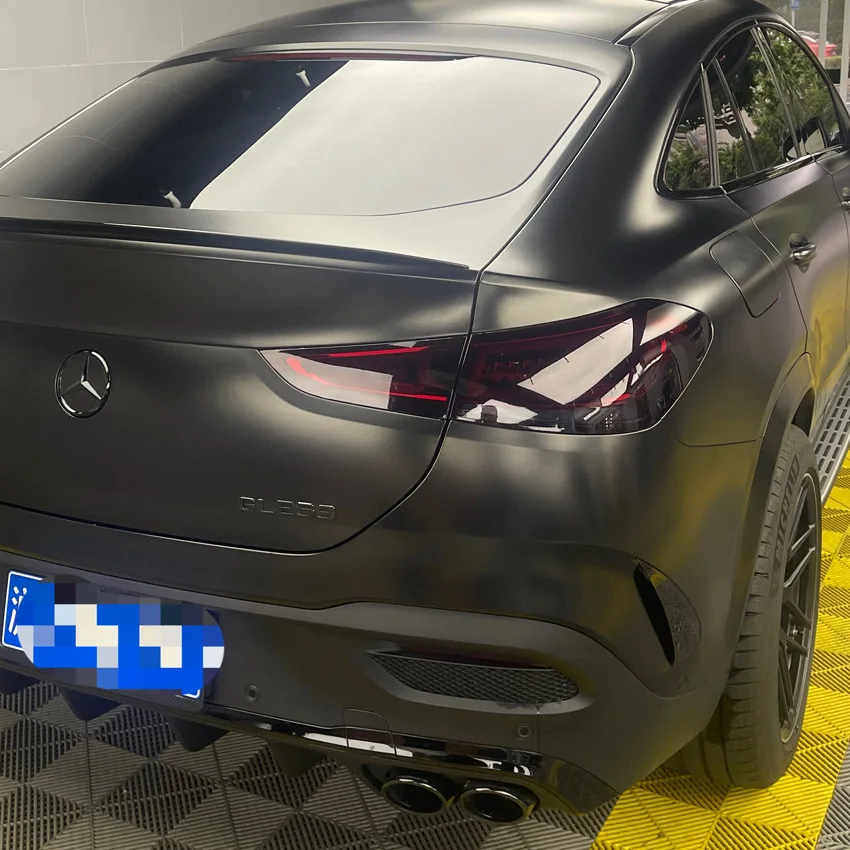 2020 To Up For Mercedes Benz AMG GLE Coupe C167 GLE350 GLE450 Rear Bumper Splitter Spoiler Canard Air Vent Trim Lip Glossy Black