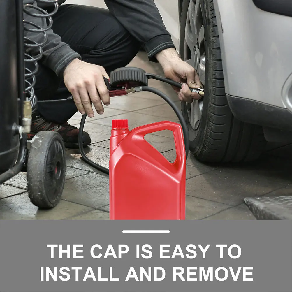 

3pcs Can Caps Replacement Coarse Thread Solid Caps For Spill-Proof Fuel Storage Transport Gas Can Accessories