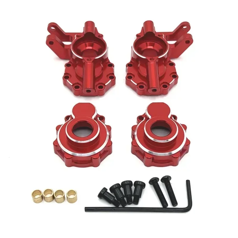 อะไหล่รถบังคับวิทยุ WLtoys 104006 104010 104020 104026 อัพเกรดแกนล้อหน้า ชุดพวงมาลัย