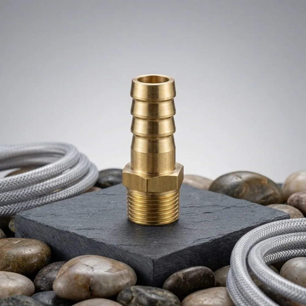 Brass Hose Connectors with Enhanced Friction Barb Perimeter for Slip-Free Performance Under Dynamic Conditions