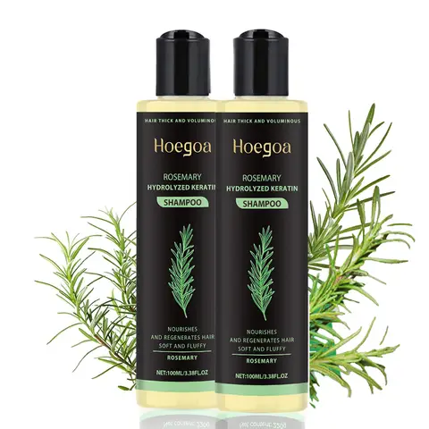 Natural Rosemary Hair Shampoo 100ML Reduce Hair Loss Clean Dandruff Nourish Moisturize Scalp Hair Care Product 1pc