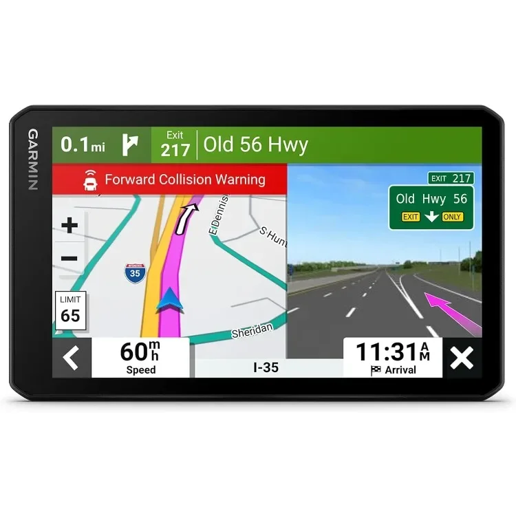 for DriveCam™ 76, Large, Easy-to-Read 7” GPS car Navigator, Built-in Dash Cam, Automatic Incident Detection, High-Resolution