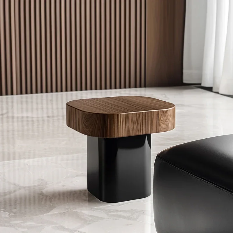 

xz1X1Italian light luxury walnut edge table, living room sofa, solid wood small coffee table bedside table