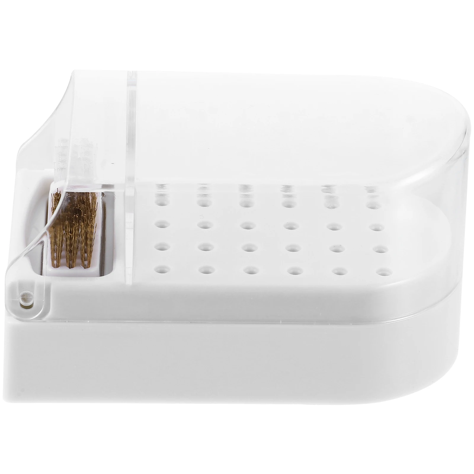 

Nail Bits Grinding Head Storage Box Pinceaux Ongles Custodia Per Punte Ponceuse Embout Bracket White