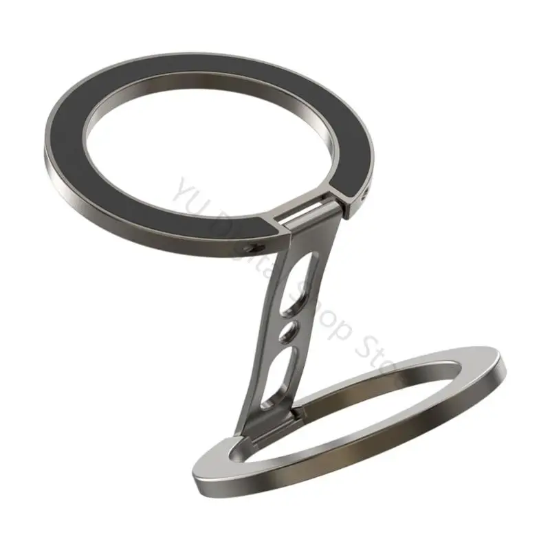 96BA Finger Grip Ständer Doppelseitige Magnetische Halter Telefon Halterung Handy Ständer Faltbare Halterung für Telefon 17 16 – Detail 7