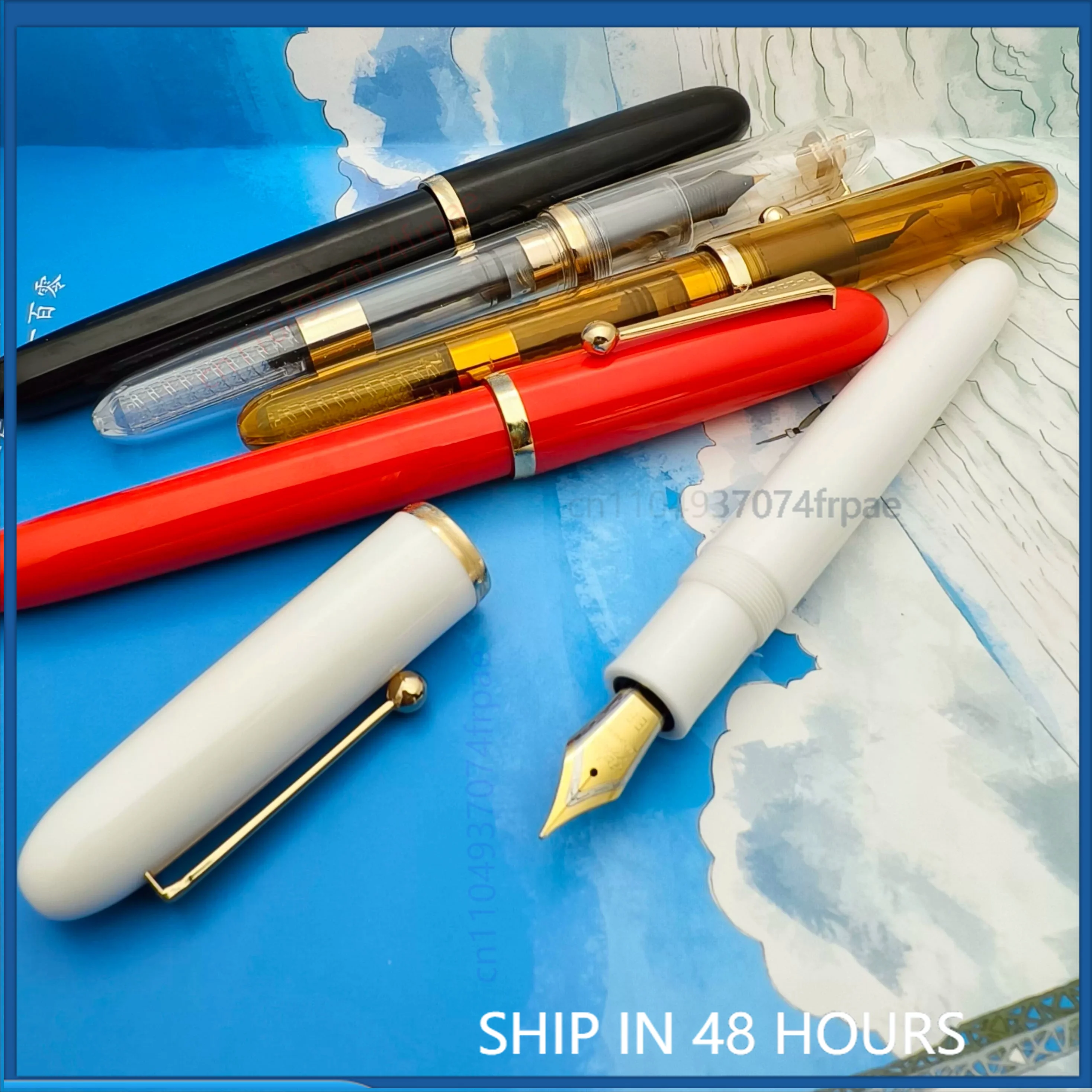 stylo-plume-jinhao-9016-grave-«-petit-prince-»-avec-ancre-a-meulage-manuel-et-double-plume-naginata-extra-large-pour-une-ecriture-fluide