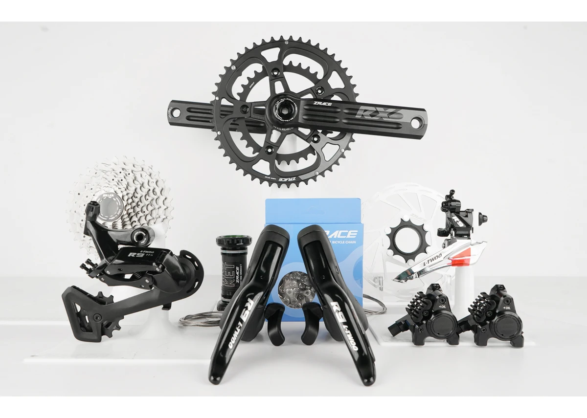 LTWOO R9 2x11s Hydraulische Scheibenbremse, 22-Gang Rennrad-Schaltgruppe + ZRACE Kurbelgarnitur Kassette SUMC & DYC Kette, für Rennräder / R7020 R8020 – Detail 1