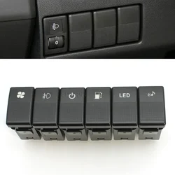 Red Light Car LED Switch Power Fuel Tank Push Button Music Fan Switch Retrofit Switch With Wire Fit For Mazda 3 For Mazda 6