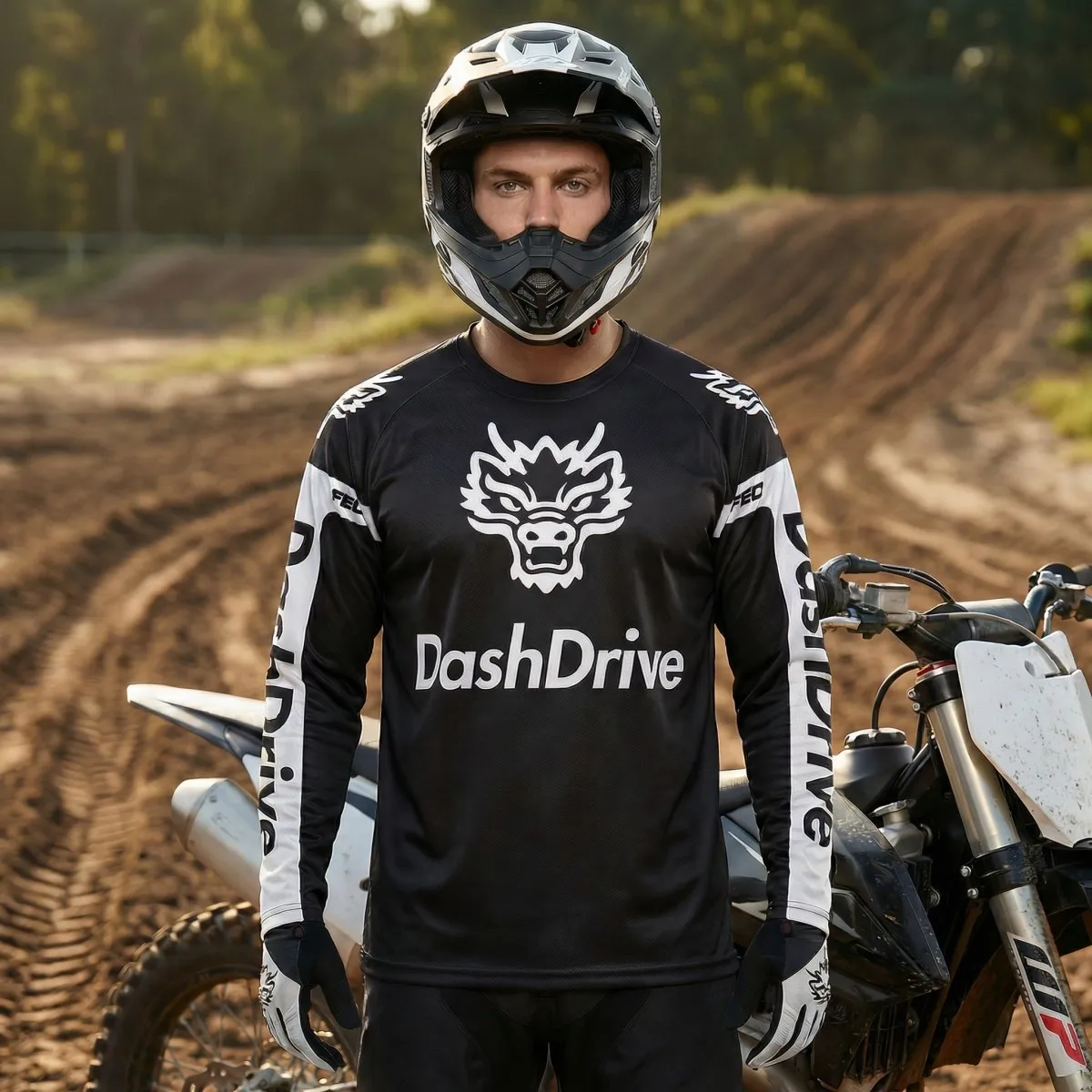 

Long Sleeve Downhill Jersey Breathable Quick Dry Mountain Bike Motocross Cycling Top