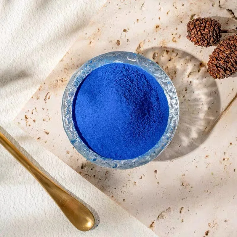 Pure natural phycocyanin powder E3/E6/E18/E25 DIY Handmade soap bath ball raw material plant pigment wholesale
