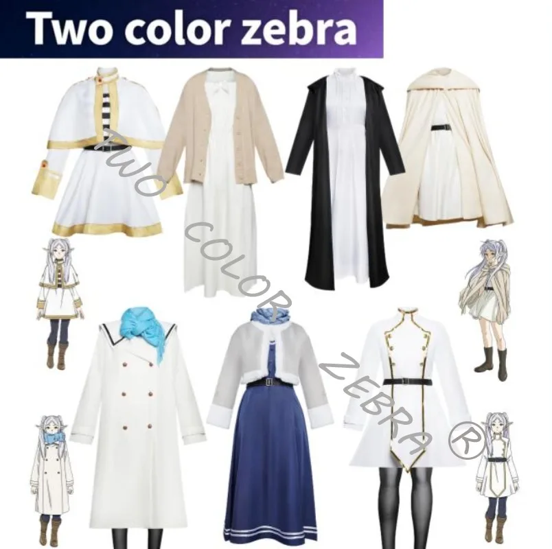 

Sousou No Frieren Cosplay Frieren Beyond Journey End Fern Cosplay Kostüm Wintermantel Outfit Fantasy Frauen Anime Party Kleidung