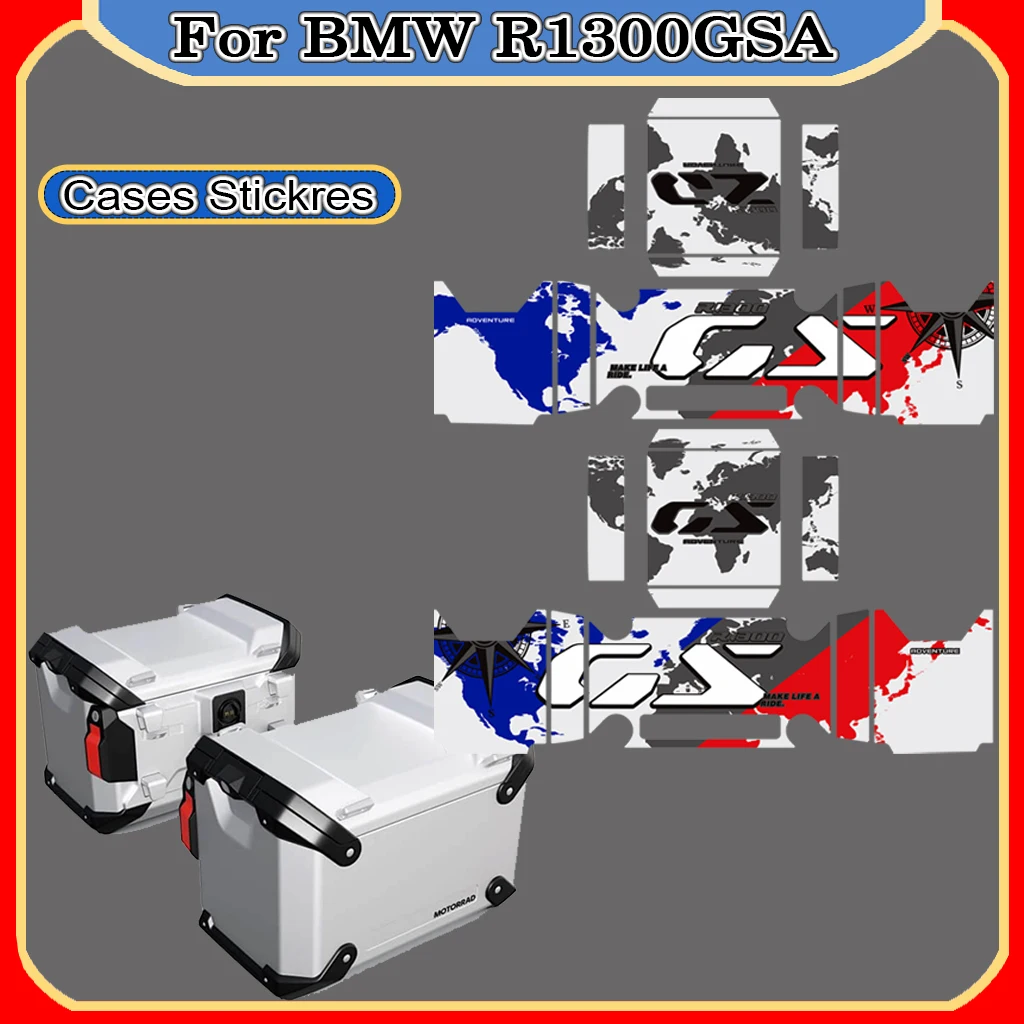 

Side Cases Decals For BMW R1300GS R 1300 R1300 ADV GSA Adventure Rallye Luggage carrier Trunk Luggage Aluminium Cases Stickers