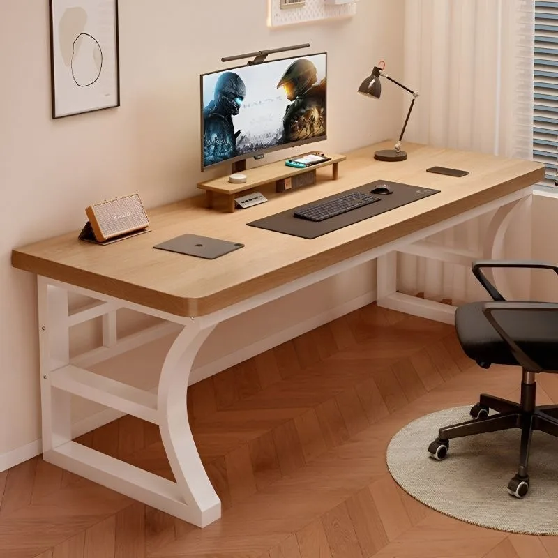 Reinforced Thick Gaming Desk Computer Desktop Home Bedroom Student Office Rectangular Laptop Stand Furniture