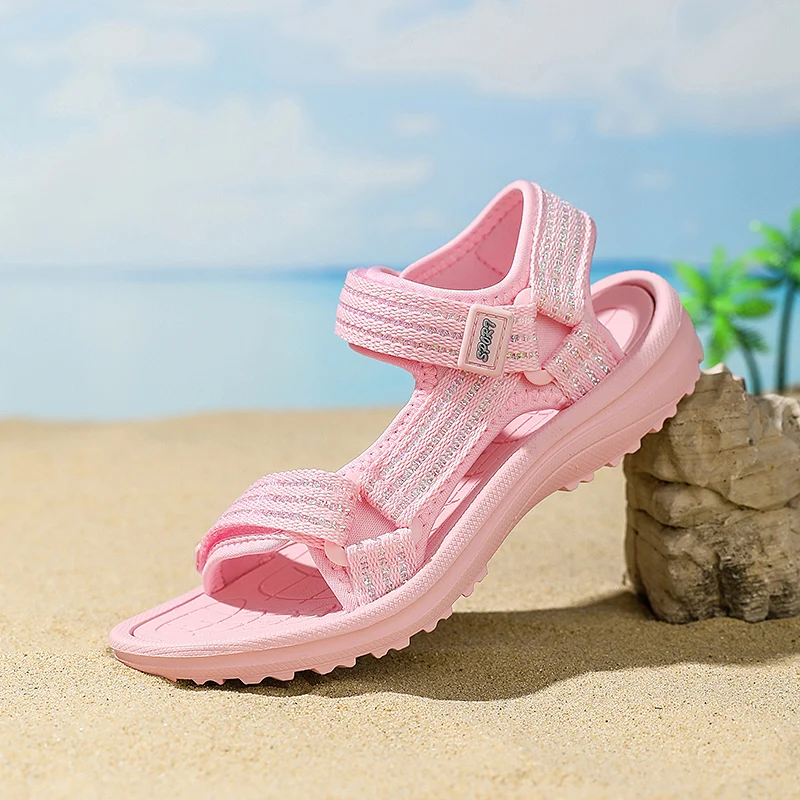 

Breathable Sport Sandals Summer Beach Shoes for Boys Casual Comfortable Soft Sole Kids Shoes Fashion Non-slip Sandalias