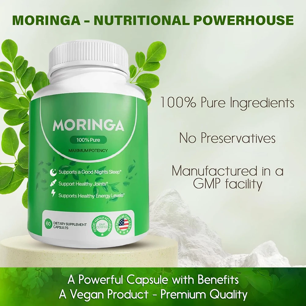 Moringa Capsules - Energieboos - Moringa Leaf Powder recensie en prijs