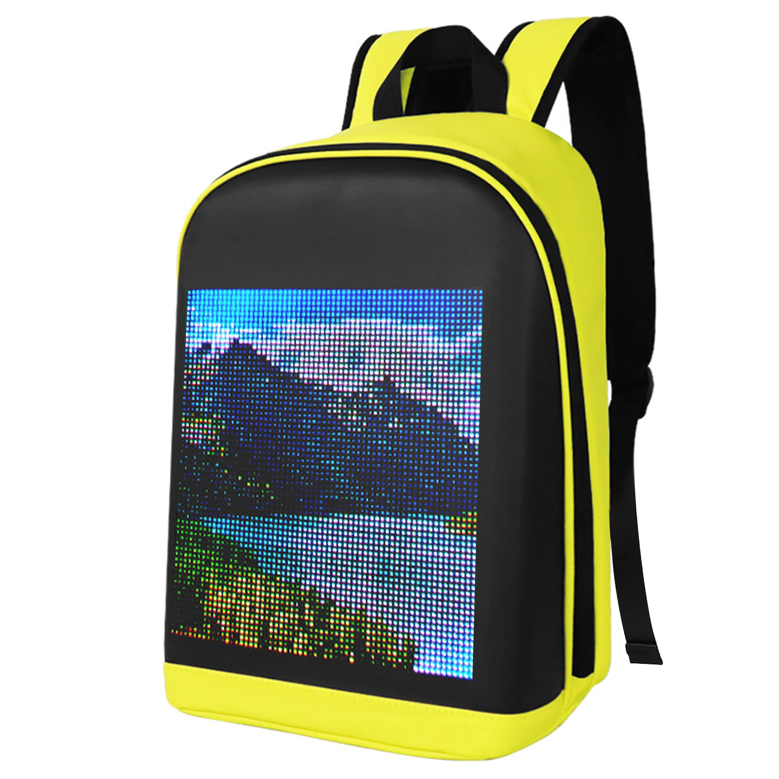 

LED Color Screen Customizable Backpack Travel Bag Pack School Bag for Men Women College Students Outdoor Travel Equipment